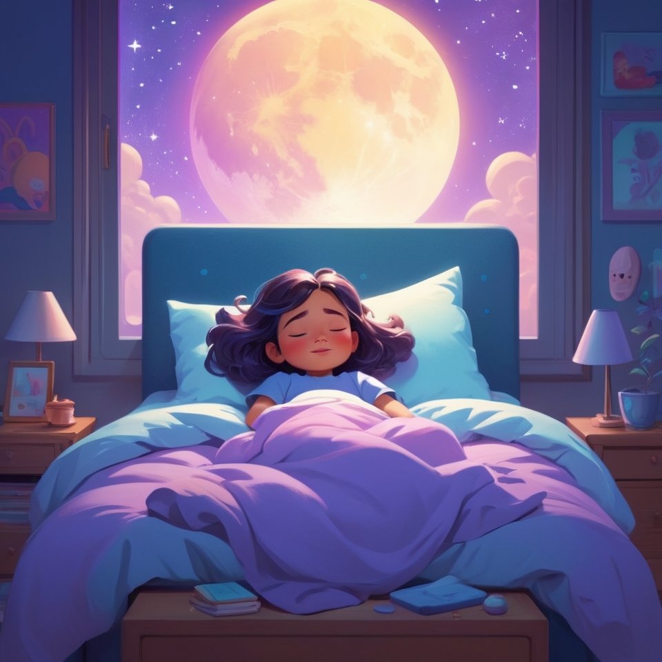 Pessoa a dormir tranquilamente, representando a importância do sono para a saúde mental